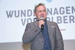 Rankweil am 15.11.2024 LKH Landeskrankenhaus Rankweil, Tagung Wundmanagement, Eroeffnung Prim. Robert Strohal, Referent Hauke Cornelsen