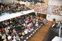 Rankweil am 15.11.2024 LKH Landeskrankenhaus Rankweil, Tagung Wundmanagement, Eroeffnung Prim. Robert Strohal, Referent Hauke Cornelsen