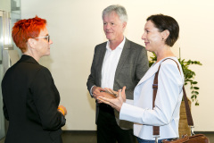 Rankweil am 29.4.2022 10 Jahre Verein Wundmanagement Vorarlberg und 20 Jahre Dermatologie im LKH Landeskrankenhaus Feldkirch. Gruppenfoto mit Dir. Gerald Fleisch, LR Martina Ruescher, Prim. Strohal, Gilbert Haemmerle, aus Innsbruck Dr. Schmuth Matthias. Redner  Dr. Eberlein Thomas