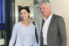 Rankweil am 29.4.2022 10 Jahre Verein Wundmanagement Vorarlberg und 20 Jahre Dermatologie im LKH Landeskrankenhaus Feldkirch. Gruppenfoto mit Dir. Gerald Fleisch, LR Martina Ruescher, Prim. Strohal, Gilbert Haemmerle, aus Innsbruck Dr. Schmuth Matthias. Redner  Dr. Eberlein Thomas