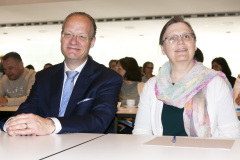 Rankweil am 29.4.2022 10 Jahre Verein Wundmanagement Vorarlberg und 20 Jahre Dermatologie im LKH Landeskrankenhaus Feldkirch. Gruppenfoto mit Dir. Gerald Fleisch, LR Martina Ruescher, Prim. Strohal, Gilbert Haemmerle, aus Innsbruck Dr. Schmuth Matthias. Redner  Dr. Eberlein Thomas