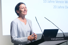 Rankweil am 29.4.2022 10 Jahre Verein Wundmanagement Vorarlberg und 20 Jahre Dermatologie im LKH Landeskrankenhaus Feldkirch. Gruppenfoto mit Dir. Gerald Fleisch, LR Martina Ruescher, Prim. Strohal, Gilbert Haemmerle, aus Innsbruck Dr. Schmuth Matthias. Redner  Dr. Eberlein Thomas